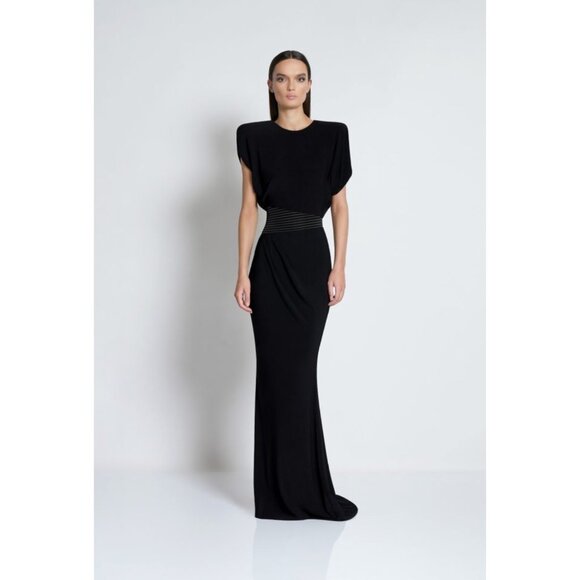 Zhivago Black Maxi Dress - Picture 1 of 8